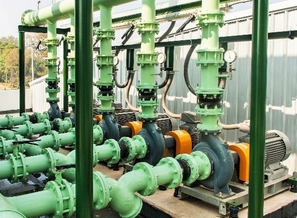 Projeto de tubulação industrial